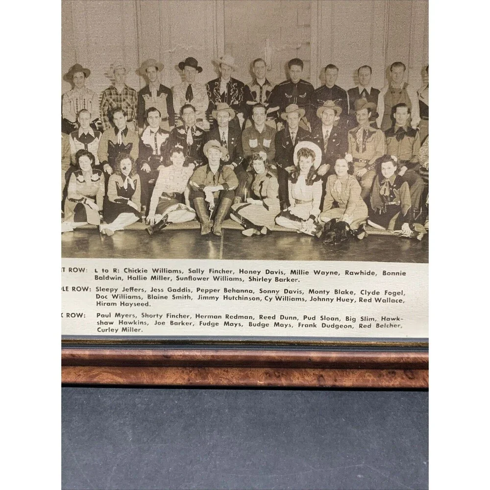 1947 The World's Original WWVA Jamboree Picture 11” X 9”